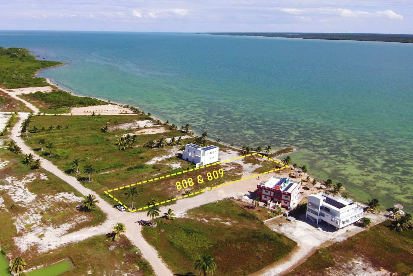 Featured image of property 1/2 Acre SEAFRONT Lot in Cerros Sands, Corozal