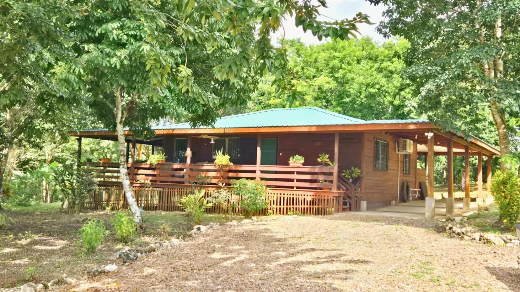 Featured image #4236 – Two Bedroom Palm Cottage Eco-Retreat on 7.5 Acres near Spanish Lookout, Belize | Solar Backup, No HOA