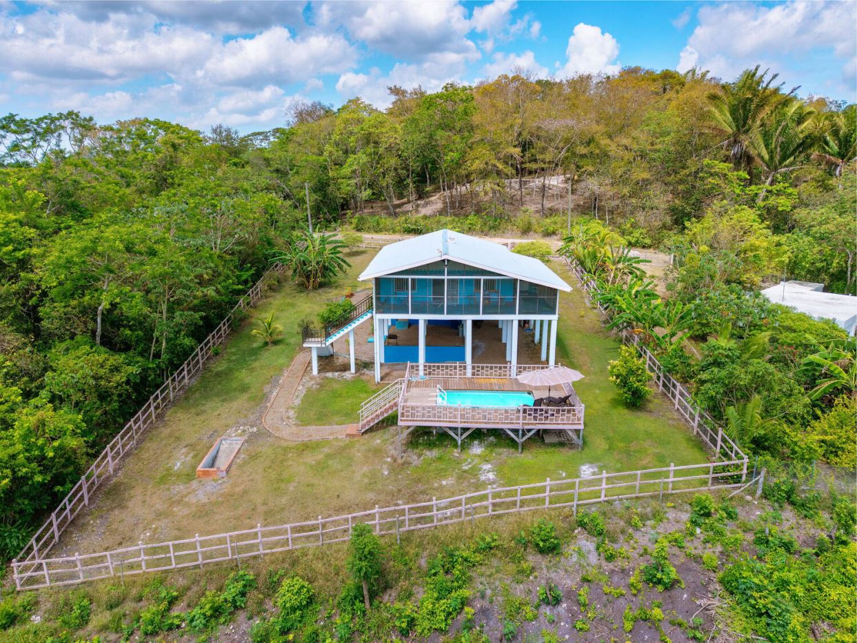 Featured image Belize Real Estate: Newly Built Home with Pool, Fruit Trees, and Stunning Views in Bullet Tree Falls