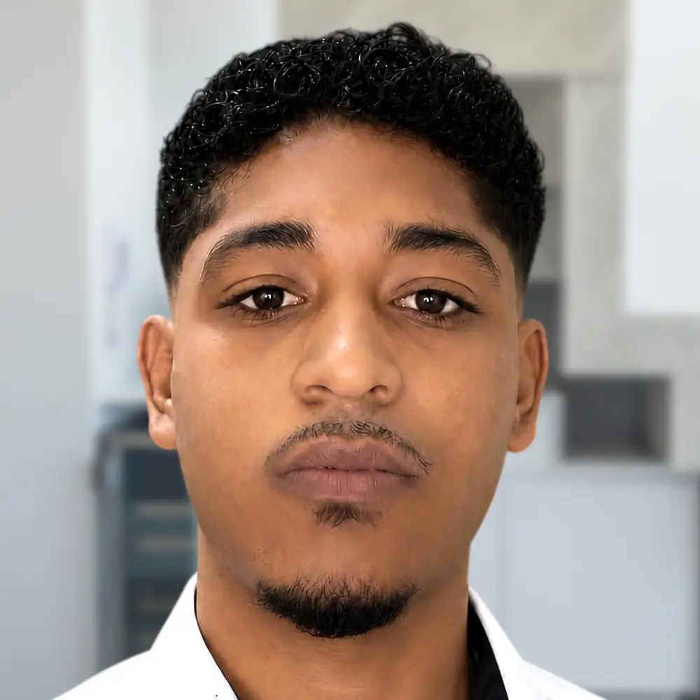 Portrait of Zamir Rudon REMAX real estate agent at Belize property center